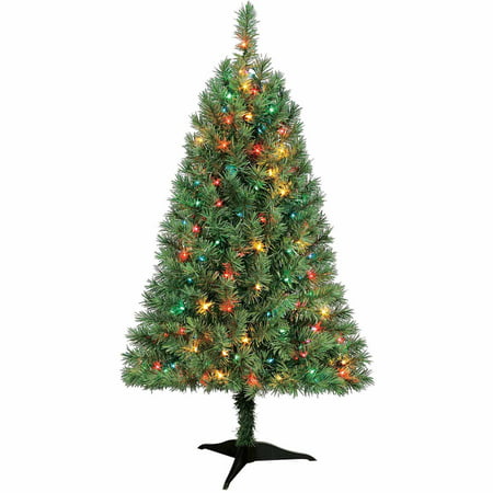 Holiday Time PreLit 4\u002639; Indiana Christmas Tree, Green 